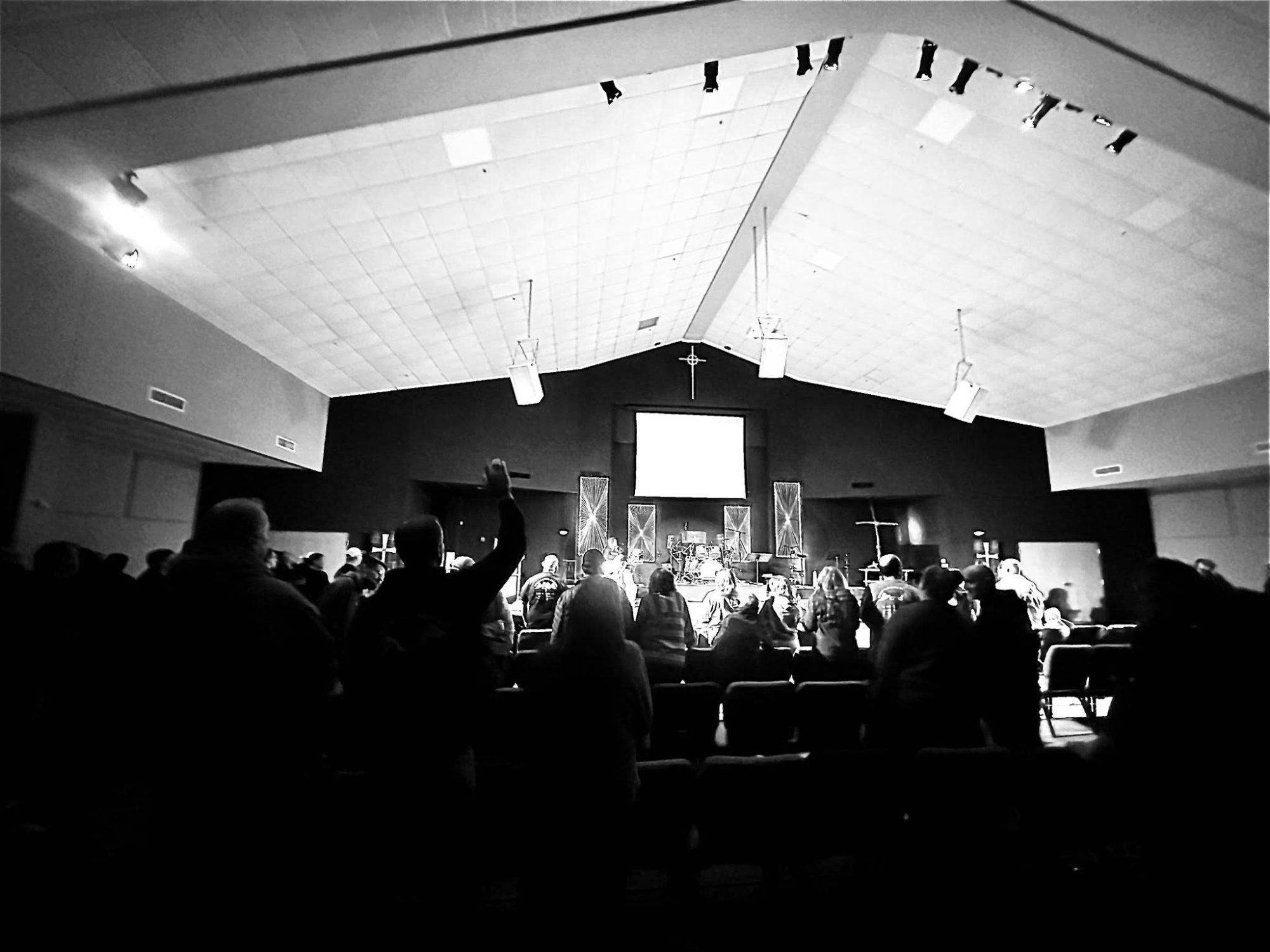 Tuesday night worship at Breaking Bonds